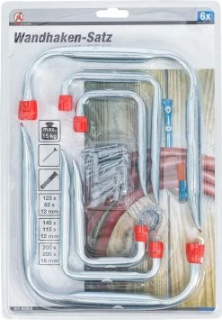 BGS Technic Assortiment De Crochets Muraux 6 Pcs. -Vélo Soldes bgs technic 88300 20114157 Wandhaken Sortiment 6 tlg 4