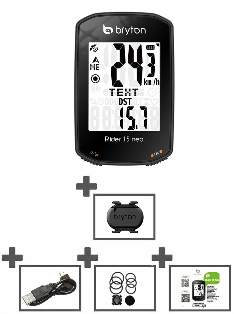 BRYTON Rider 15 Neo C Ordinateur De Cyclisme GPS 3 BRYTON Rider 15 Neo C Ordinateur De Cyclisme GPS