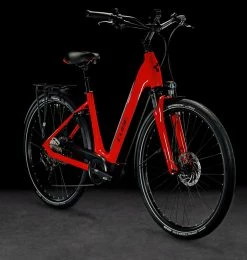 Cube Supreme Sport Hybrid Pro 500 Easy Entry Red'n'black -Vélo Soldes cube 20119236 632371 Supreme Sport Hybrid Pro 500 Easy Entry red n black 2