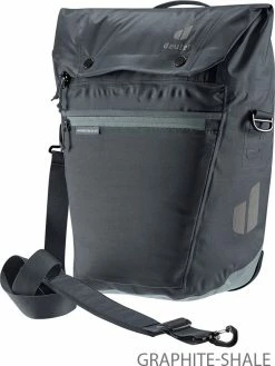 Deuter Mainhattan 17+10 - Sacoche De Vélo -Vélo Soldes deuter 3230022 4409 Mainhattan 17 10 graphite shale
