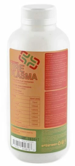 E-thirteen Lait De Scellement De Pneus Au Plasma 6 E-thirteen Lait De Scellement De Pneus Au Plasma -Vélo Soldes ethirteen TireSealant TR1UNA 123 02