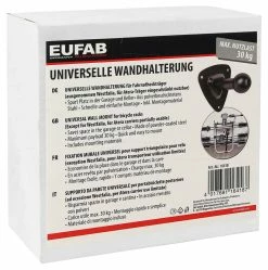 EUFAB Support Mural Pour Porte-vélos Long -Vélo Soldes eufab wandhalterung fuer fahrradtraeger lang 16418 300 4
