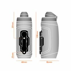 Fidlock TWIST Bouteille 590 + Base Pour Vélo -Vélo Soldes fidlock twist bottle590 blackbikebase dimensions