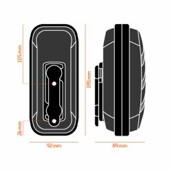 Fidlock TWIST Boîte à Outils + Base Pour Vélo -Vélo Soldes fidlock twist toolbox Dimensions