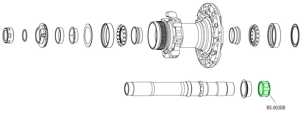 Fulcrum Contre-écrou Pour Moyeux DB 4 Fulcrum Contre-écrou Pour Moyeux DB – Image 2