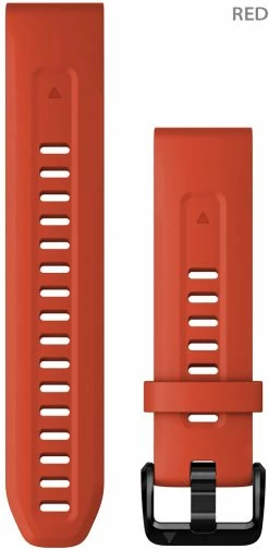 Garmin Fenix 7S / Instinct 2S Bracelet Silicone Quickfit® 20 Mm -Vélo Soldes garmin 010 13102 02 HR 1000 20112518 Fenix 7S Instinct 2S Quickfit R Silikon Armband 20 mm 5