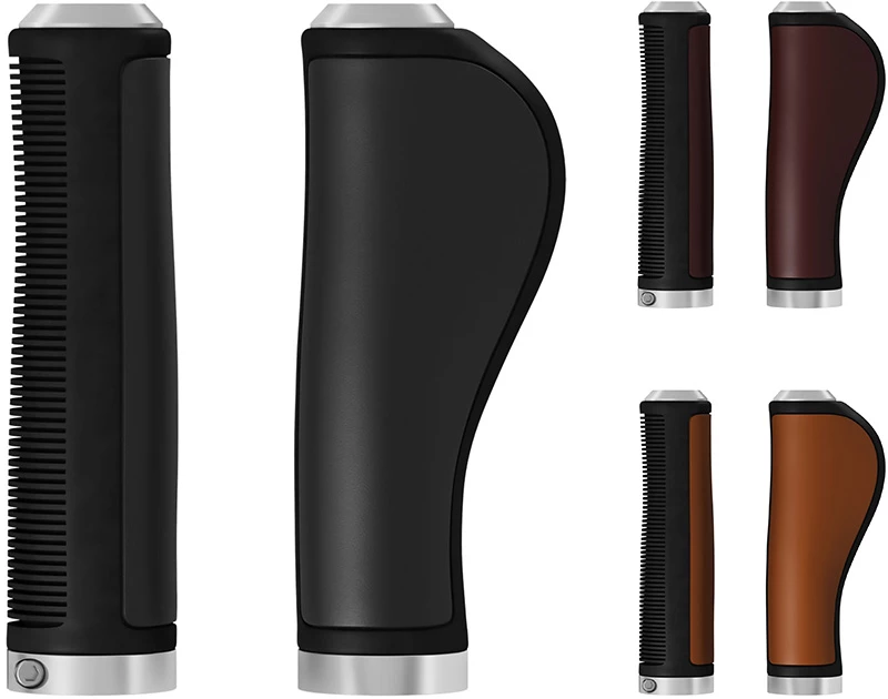 BROOKS Poignées Ergonomic Leather Grips 3 BROOKS Poignées Ergonomic Leather Grips