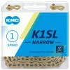 KMC K1SL Narrow Ti-N Chaîne Pour Single Speed 1 KMC K1SL Narrow Ti-N Chaîne Pour Single Speed -Vélo Soldes groot BK1SLNN00 K1SL Narrow TiN Gold