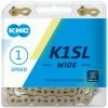 KMC K1SL Wide Ti-N Chaîne Pour Single Speed -Vélo Soldes groot BK1SLWT00 K1SL Wide TiN Gold