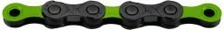 KMC Chaîne X12 DLC 12 Vitesses -Vélo Soldes groot DLC12 Black Green BD12GG126