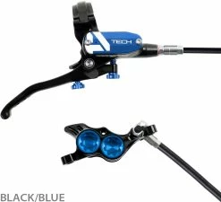 HOPE Frein à Disque Tech 4 E4 - Levier à Droite -Vélo Soldes hope 20114399 Tech 4 E4 Stahlflex Scheibenbremse hinten rechts 3