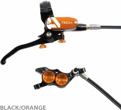 HOPE Frein à Disque Tech 4 E4 - Levier à Droite -Vélo Soldes hope 20114399 Tech 4 E4 Stahlflex Scheibenbremse hinten rechts 4