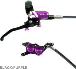 HOPE Frein à Disque Tech 4 E4 - Levier à Droite -Vélo Soldes hope 20114399 Tech 4 E4 Stahlflex Scheibenbremse hinten rechts 5