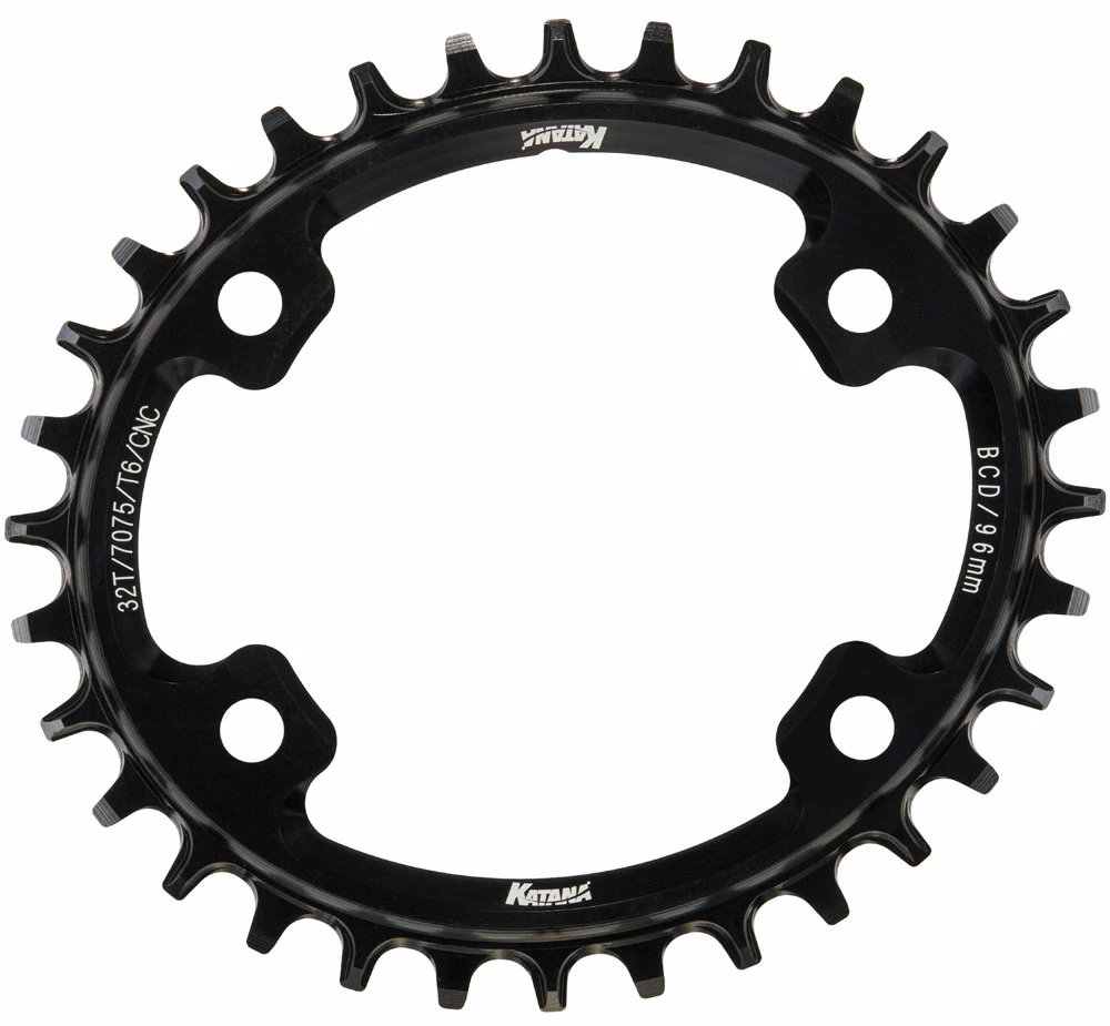 Katana Plateau De Pédalier Razorblade Oval Narrow Wide 96mm 3 Katana Plateau De Pédalier Razorblade Oval Narrow Wide 96mm