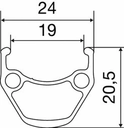 Mavic XM 119 Disc Rim 5 Mavic XM 119 Disc Rim -Vélo Soldes mavic XM 119 J26801 2