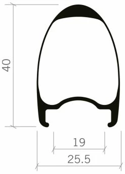 Vision SC 40 Clincher TLR Jeu De Roues Carbone -Vélo Soldes metron 40sl chtlr profilo 2