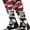O'Neal Pro MX Crossbones - Chaussettes -Vélo Soldes o 27neal pro mx socks crossbones blackwhite 1