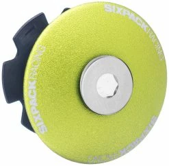 Sixpack Racing Capuchon Ahead Menace 1 1/8 13 Sixpack Racing Capuchon Ahead Menace 1 1/8 -Vélo Soldes sixpack aheadcap menace electric green e