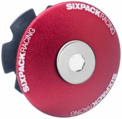 Sixpack Racing Capuchon Ahead Menace 1 1/8 11 Sixpack Racing Capuchon Ahead Menace 1 1/8 -Vélo Soldes sixpack aheadcap menace red c