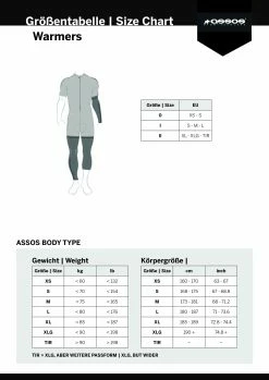 Assos RS TARGA - Jambières 9 Assos RS TARGA - Jambières -Vélo Soldes sizing assos warmers 4