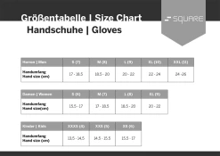 Square Comfort - Gants De Vélo -Vélo Soldes sizing square handschuhe 1