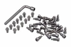SPANK Pedal Pin Kit Pour Spike / Spoon / Oozy Argenté