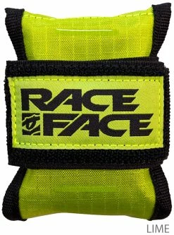 Race Face Stash Tool Wrap Carrier Strap -Vélo Soldes stash tool wrap lime