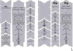 Unleazhed Unscratch Frame Film De Protection Pour Cadre - Runes Of Shred Black Matt -Vélo Soldes unleazhed 20117770 Unscratch Frame Rahmenschutzfolie Runes of Shred Black Matt 4