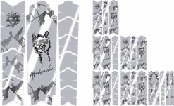 Unleazhed Unscratch Frame Film De Protection Pour Cadre - Alpocalypse-Alpenrose Samerberg Black Glossy